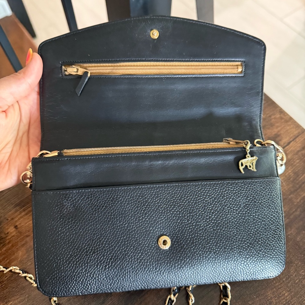 CHANEL Caviar WOC (Wallet on Chain) – 24K Gold Hardware | Versatile Black - Picture 12 of 17
